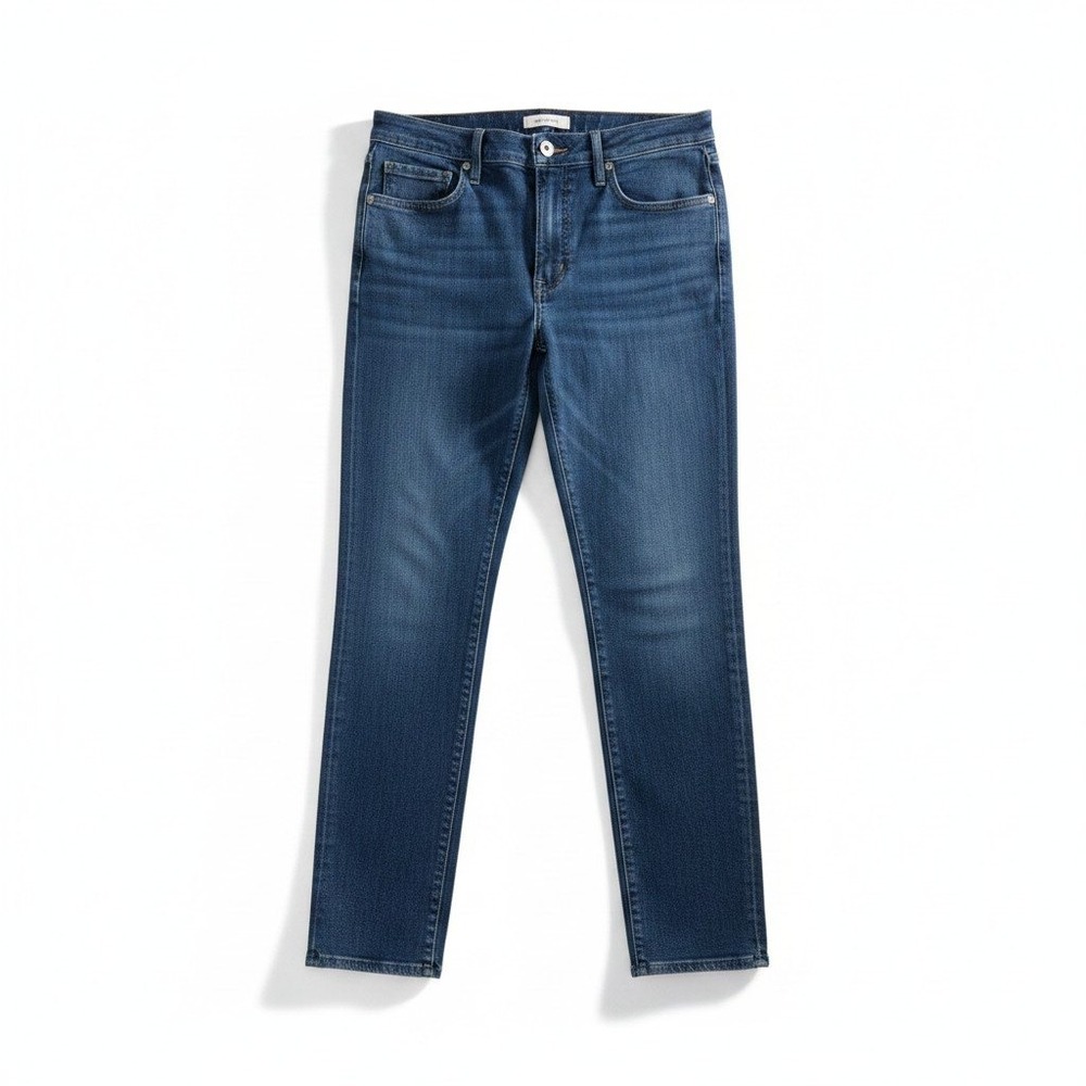Revtown Womens High Rise Skinny Jeans Dark Wash Blue Denim Stretch Size 30x30
